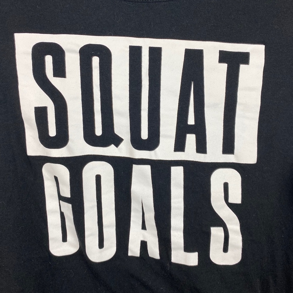 Torrid Active Black Squat Goals Tee Size 00/10 - Picture 6 of 11